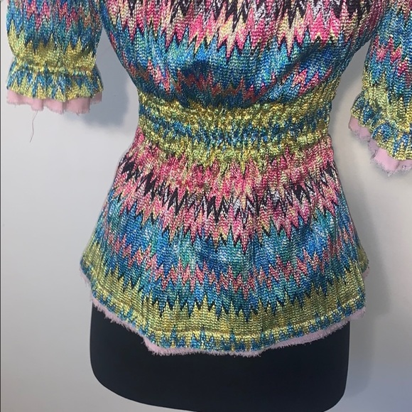 One of a Kind Christina Makowsky Knit Top - Picture 6 of 8